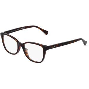 Luxottica Fashion Brillen Vertriebs GmbH Ralph RA7137U Damen-Brille inkl. Gläser Vollrand Quadratisch Acetat-Gestell 53/18/145, Havanna