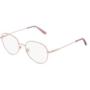 Marchon Germany GmbH Calvin Klein CK19130 Unisex-Brille inkl. Gläser Vollrand Panto Metall-Gestell 52/18/140, Pink