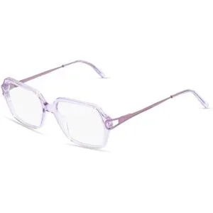Wenzhou Bada Optical Co. , LTD Fielmann BD 520 FLEX CL Damen-Brille inkl. Gläser Vollrand Quadratisch Acetat-Gestell 53/16/130, Lila