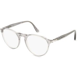 Luxottica Fashion Brillen Vertriebs GmbH Persol 0PO3286V Herren-Brille inkl. Gläser Vollrand Panto Acetat-Gestell 51/19/140, Grau