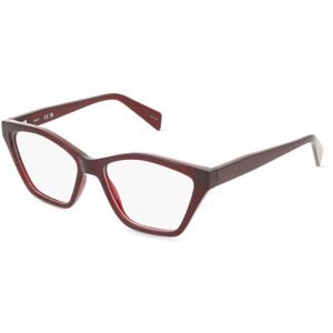 Marchon Germany GmbH Liu Jo LJ2836 Damen-Brille inkl. Gläser Vollrand Butterfly Kunststoff-Gestell 53/15/140, Rot