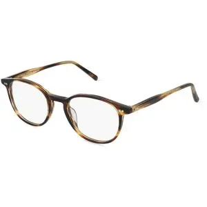 De Lotto s.r.l. Fielmann MF 055 RN Unisex-Brille inkl. Gläser Vollrand Oval Kunststoff-Gestell 50/20/145, Havanna