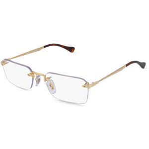 Luxottica Fashion Brillen Vertriebs GmbH Persol PO1030V LUC Unisex-Brille inkl. Gläser Randlos Eckig Metall-Gestell 55/19/145, Gold