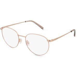 Eschenbach Optik GmbH Marc O'Polo Eyewear 502199 Unisex-Brille inkl. Gläser Vollrand Panto Metall-Gestell 51/17/140, Gold