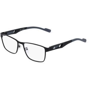 Marcolin Deutschland GmbH Adidas SP5034 Unisex-Brille inkl. Gläser Vollrand Quadratisch Metall-Gestell 55/17/145, Schwarz