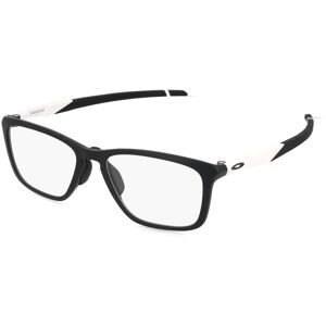 Luxottica Fashion Brillen Vertriebs GmbH Oakley OX8062D Herren-Brille inkl. Gläser Vollrand Quadratisch Kunststoff-Gestell 57/17/143, Schwarz