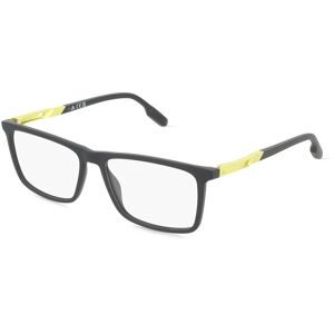 Marcolin Deutschland GmbH Adidas Sport SP5061 Unisex-Brille inkl. Gläser Vollrand Quadratisch Kunststoff-Gestell 54/15/145, Schwarz