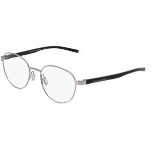 DE RIGO Vision D.A.CH. GmbH Porsche Design 8746 Unisex-Brille inkl. Gläser Vollrand Rund Metall-Gestell 53/19/145, Silber