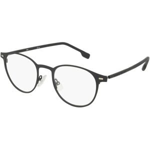 Safilo GmbH Boss 1010 Unisex-Brille inkl. Gläser Vollrand Panto Metall-Gestell 48/20/145, Schwarz