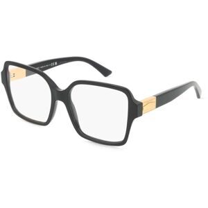 Luxottica Fashion Brillen Vertriebs GmbH Jimmy Choo JC3027 Damen-Brille inkl. Gläser Vollrand Quadratisch Acetat-Gestell 54/16/140, Schwarz