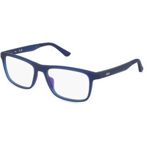 Marchon Germany GmbH zeiss ZS23538 Unisex-Brille inkl. Gläser Vollrand Quadratisch Kunststoff-Gestell 55/17/145, Blau