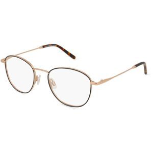 Eschenbach Optik GmbH MINI EYEWEAR 742013 Unisex-Brille inkl. Gläser Vollrand Panto Metall-Gestell 50/19/140, Schwarz