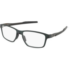 Luxottica Fashion Brillen Vertriebs GmbH Oakley OX8153 Herren-Brille inkl. Gläser Vollrand Eckig Kunststoff-Gestell 57/17/136, Schwarz