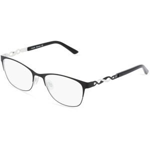 OWP Brillen GmbH Optische Werke OWP 1402 Unisex-Brille inkl. Gläser Vollrand Quadratisch Metall-Gestell 53/18/140, Schwarz