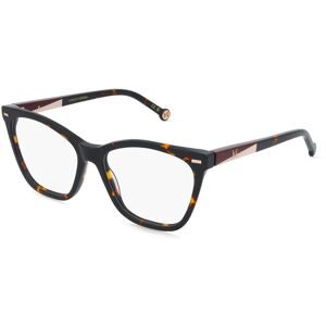 Safilo GmbH Carolina Herrera HER 0362 Damen-Brille inkl. Gläser Vollrand Butterfly Acetat-Gestell 55/16/145, Havanna