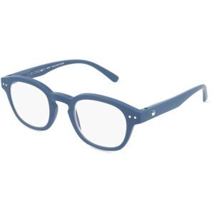 Optim OKIDOKI JIMMY Reader Unisex-Fertiglesebrille Vollrand Panto Kunststoff-Gestell, Blau