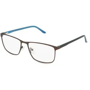 Wenzhou Olive Optical Co., Ltd Fielmann OL 027 FLEX CL ERIK Herren-Brille inkl. Gläser Vollrand Quadratisch Edelstahl-Gestell 55/17/145, Braun