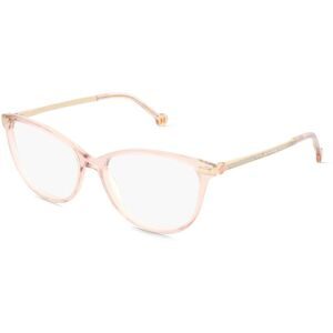 Safilo GmbH Carolina Herrera HER 0263 Damen-Brille inkl. Gläser Vollrand Eckig Acetat-Gestell 54/15/140, Pink
