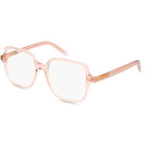 Thélios Givenchy GV50044I GV DAY Damen-Brille inkl. Gläser Vollrand Quadratisch Acetat-Gestell 53/16/140, Pink