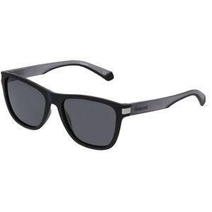 Safilo GmbH Polaroid PLD 2138/S Herren-Sonnenbrille Vollrand Quadratisch Kunststoff-Gestell, Schwarz
