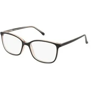 Zhangzhou Agilton Optical Co., Ltd. Fielmann MC 609 FA Damen-Brille inkl. Gläser Vollrand Quadratisch Propionat-Gestell 51/17/140, Schwarz