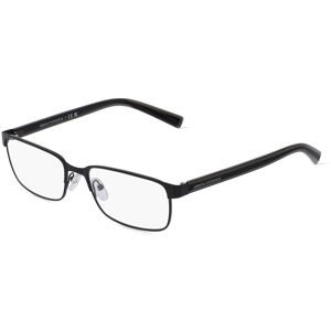 Luxottica Fashion Brillen Vertriebs GmbH Armani Exchange AX1042 Herren-Brille inkl. Gläser Vollrand Quadratisch Metall-Gestell 56/18/140, Schwarz