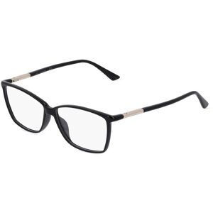 Marchon Germany GmbH Calvin Klein CK21524 Unisex-Brille inkl. Gläser Vollrand Butterfly Kunststoff-Gestell 55/12/140, Schwarz