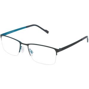 Eschenbach Optik GmbH Titanflex 820834 Herren-Brille inkl. Gläser Halbrand Quadratisch Titan-Gestell 52/19/140, Grau
