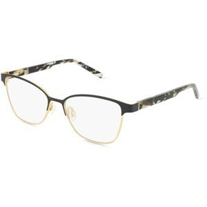 Marchon Germany GmbH DKNY DK3007 Unisex-Brille inkl. Gläser Vollrand Butterfly Metall-Gestell 52/16/135, Schwarz