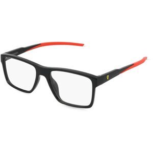 Luxottica Fashion Brillen Vertriebs GmbH Scuderia Ferrari 0FZ8007U Herren-Brille inkl. Gläser Vollrand Quadratisch Acetat-Gestell 54/18/145, Schwarz