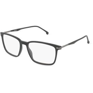Safilo GmbH Carrera 283 Unisex-Brille inkl. Gläser Vollrand Quadratisch Acetat-Gestell 54/17/145, Schwarz