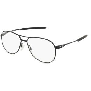 Luxottica Fashion Brillen Vertriebs GmbH Oakley OX5077 CONTRAIL TI RX Herren-Brille inkl. Gläser Vollrand Rund Titan-Gestell 55/14/144, Schwarz