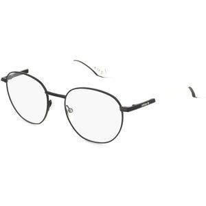 Marcolin Deutschland GmbH Adidas OR5071 Unisex-Brille inkl. Gläser Vollrand Rund Metall-Gestell 52/18/145, Schwarz