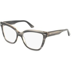 Marchon Germany GmbH Calvin Klein CK23543 Unisex-Brille inkl. Gläser Vollrand Cat Eye Acetat-Gestell 54/17/140, Grau