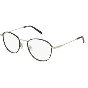 Eschenbach Optik GmbH MINI EYEWEAR 742013 Unisex-Brille inkl. Gläser Vollrand Panto Metall-Gestell 50/19/140, Schwarz