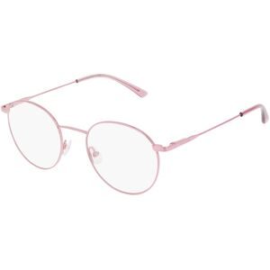 Marchon Germany GmbH Calvin Klein CK 19119 Unisex-Brille inkl. Gläser Vollrand Rund Metall-Gestell 49/20/145, Pink