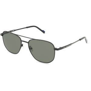 Marchon Germany GmbH Zeiss ZS24149S Unisex-Sonnenbrille Vollrand Quadratisch Metall-Gestell, Schwarz