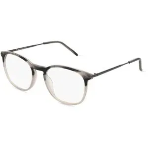 Eyestar Limited (China) Fielmann MI 059 CL Herren-Brille inkl. Gläser Vollrand Panto Acetat-Gestell 52/19/145, Grau