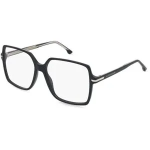 Safilo GmbH Victoria Beckham VB 1013 Damen-Brille inkl. Gläser Vollrand Quadratisch Acetat-Gestell 57/15/140, Schwarz