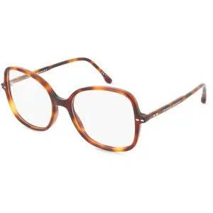 Safilo GmbH Isabel Marant IM 0022 Damen-Brille inkl. Gläser Vollrand Butterfly Acetat-Gestell 54/18/145, Havanna