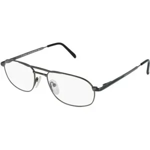 Suncute Industries Co., Ltd. Fielmann MC 301 MOD FLEX TR Herren-Brille inkl. Gläser Vollrand Quadratisch Titan-Gestell 54/18/135, Grau