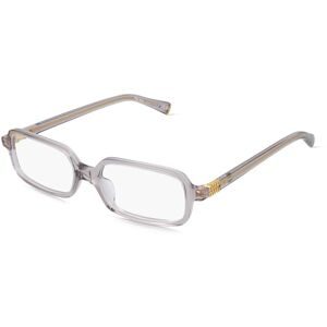 Luxottica Fashion Brillen Vertriebs GmbH Miu Miu 0MU 01YV Damen-Brille inkl. Gläser Vollrand Eckig Acetat-Gestell 51/16/140, Lila