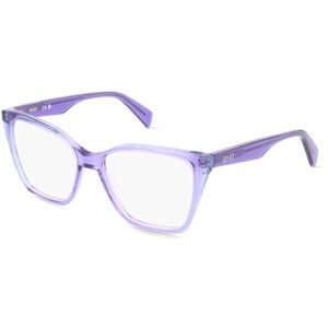 Marchon Germany GmbH Liu Jo LJ2804 Unisex-Brille inkl. Gläser Vollrand Quadratisch Acetat-Gestell 53/16/140, Lila