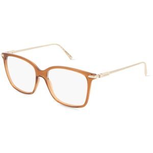 Marchon Germany GmbH Ferragamo SF2992 Damen-Brille inkl. Gläser Vollrand Eckig Acetat-Gestell 53/15/145, Beige