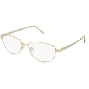 Zhangzhou Agilton Optical Co., Ltd. Fielmann MC 499 TR Damen-Brille inkl. Gläser Vollrand Quadratisch Edelstahl-Gestell 52/16/135, Gold