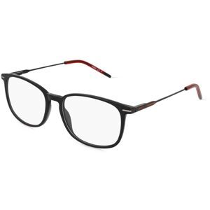 Safilo GmbH Hugo HG 1205 Herren-Brille inkl. Gläser Vollrand Quadratisch Acetat-Gestell 54/17/145, Schwarz