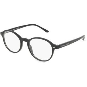 Luxottica Fashion Brillen Vertriebs GmbH Giorgio Armani 0AR7004 Herren-Brille inkl. Gläser Vollrand Panto Kunststoff-Gestell 49/19/145, Schwarz