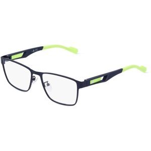 Marcolin Deutschland GmbH Adidas SP5034 Unisex-Brille inkl. Gläser Vollrand Quadratisch Metall-Gestell 55/17/145, Blau