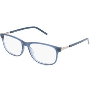 Kering Eyewear Spa Puma PU0489O Herren-Brille inkl. Gläser Vollrand Eckig Kunststoff-Gestell 57/17/145, Blau