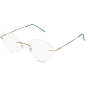 Luxottica Fashion Brillen Vertriebs GmbH Giorgio Armani 0AR5147 Herren-Brille inkl. Gläser Randlos Panto Metall-Gestell 52/19/145, Gold